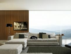 大气的户外景观：国外豪华客厅设计