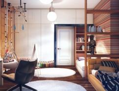 运动风格的儿童房设计