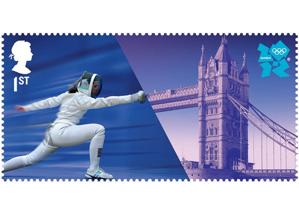 2012伦敦奥运会邮票设计