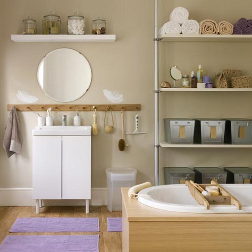 43个宁静放松的米色浴室设计