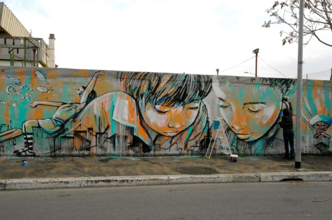 Alice Pasquini街头艺术作品