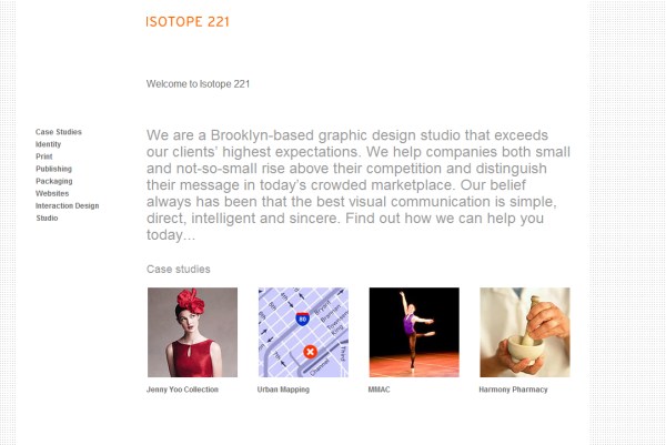 25个漂亮的极简风格网站设计