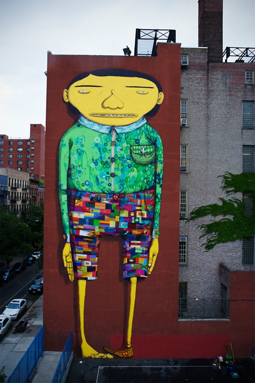 巴西街头艺术家Os Gemeos作品欣赏