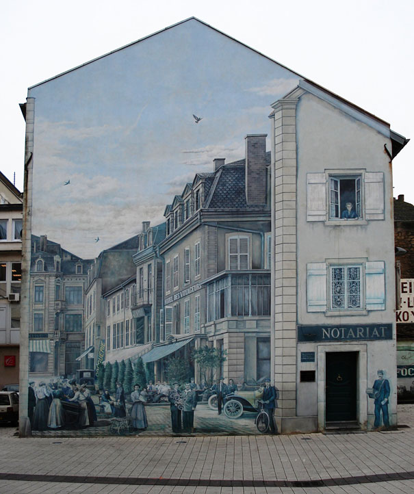 国外大型街头艺术壁画