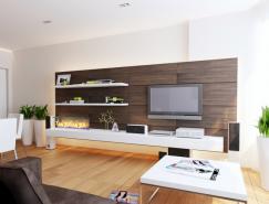 风格简约的家居装修效果图欣赏