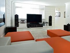 配备完美影音娱乐装备的个性化公寓设计