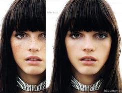 用Photoshop清除/淡化严重雀斑技巧