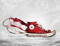 Photoshop打造动感流体运动鞋海报