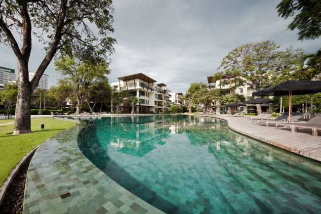 泰国Baan Sansuk住宅小区景观设计