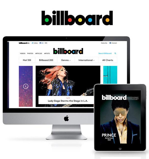 美国《公告牌》(Billboard)杂志新形象