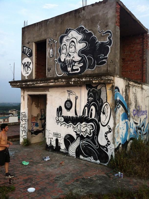 街头艺术家YOK作品欣赏
