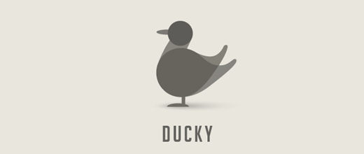 标志设计元素运用实例：鸭子