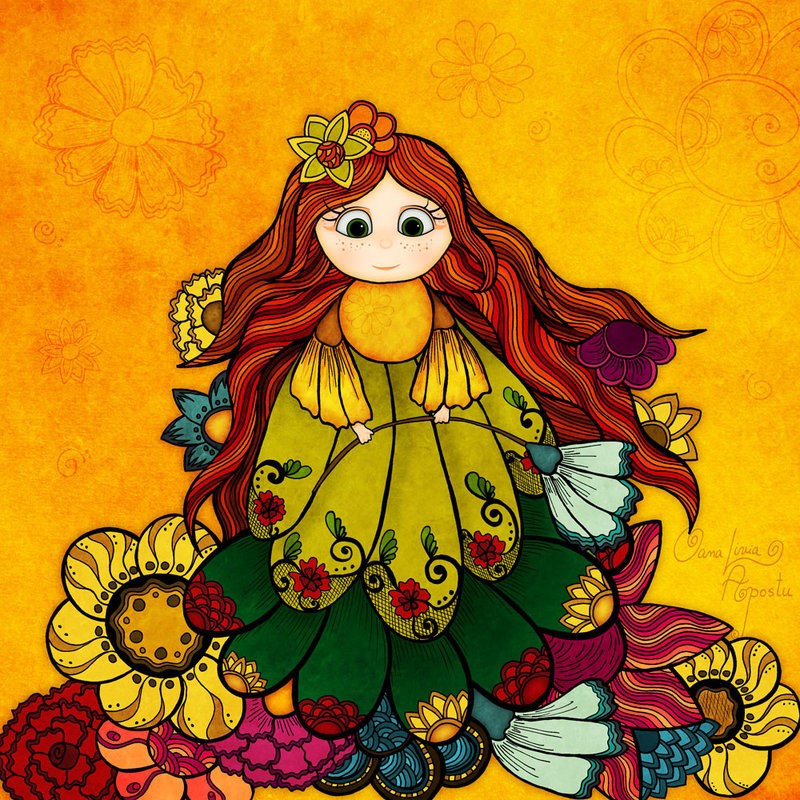Colorful illustrations by Oana Livia Apostu