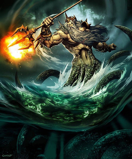 Poseidon illustration