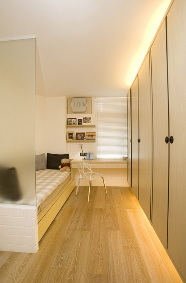 Clifton Leung：巧妙的储物空间 香港39平米公寓