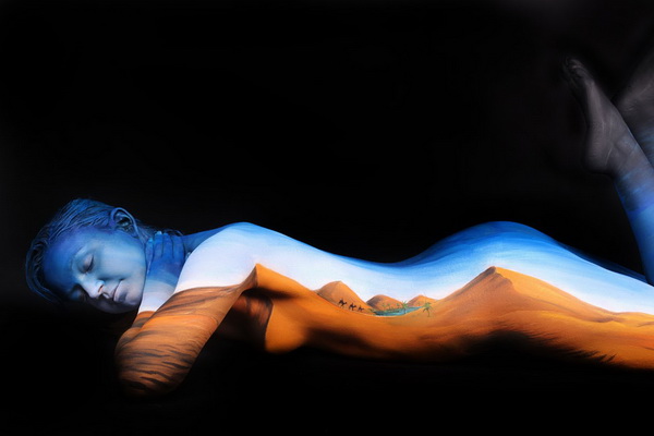 Gesine Marwedel令人惊叹的人体彩绘艺术