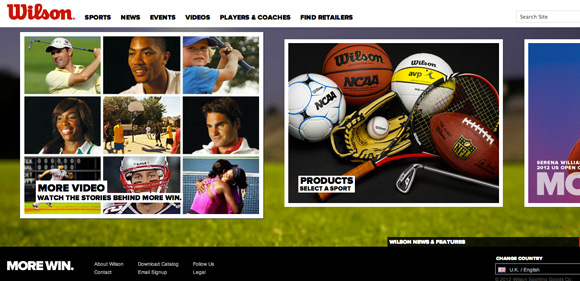 20个简洁时尚的体育网页设计