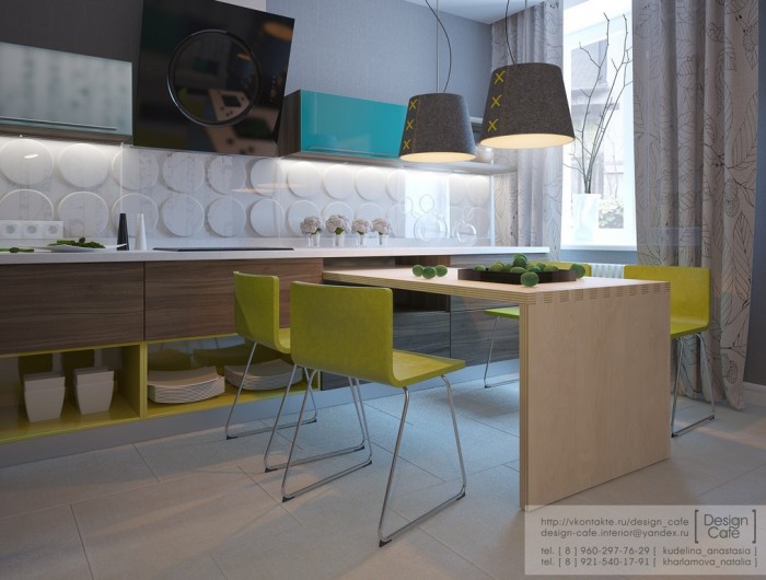俄罗斯Design Cafe：年轻的家庭公寓设计