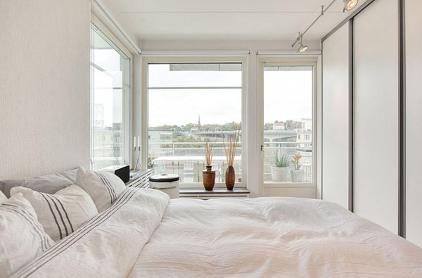 斯德哥尔摩简约舒适的顶楼公寓设计