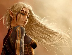 人物插画欣赏：30个迷人的精灵插画