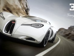 超酷的布加迪Bugatti Gangloff Concept復古概念超級跑車設計