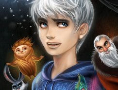 波兰Daniel Kordek精致的人物肖像插画