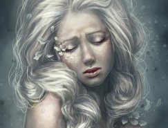 Jennifer Healy女性肖像插画欣赏