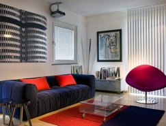 意大利时尚元素设计的现代公寓