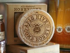 品牌设计欣赏：Apis Hive Honey蜂蜜