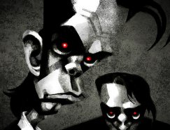 俄罗斯艺术家Victor Melamed肖像插画