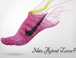 Nike Flyknit Lunar 1運動鞋品牌推廣設計