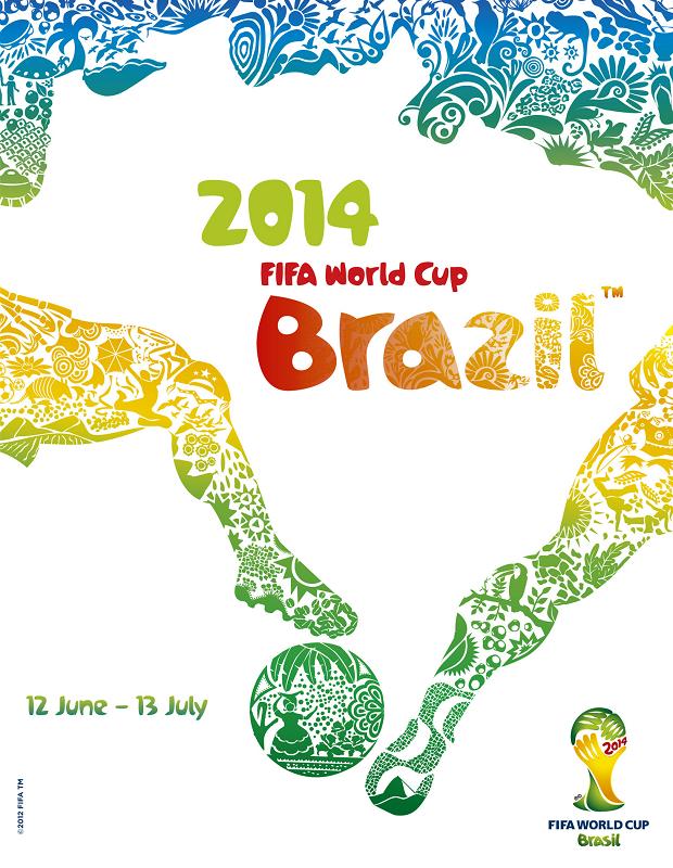 巴西公布2014世界杯宣传海报