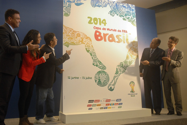 巴西公布2014世界杯宣传海报