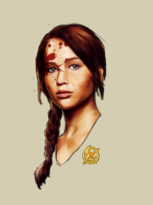  Fan Art插画欣赏：奥斯卡影后詹妮弗·劳伦斯(Jennifer Lawrence)