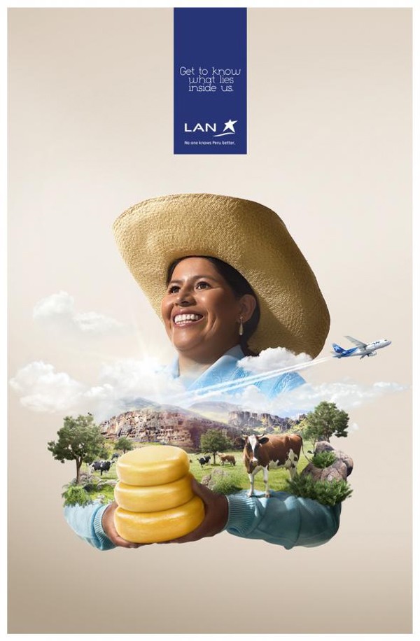 广告欣赏：智利LAN航空公司