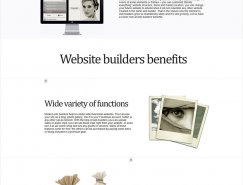 网站设计欣赏：大图片 大标题 大按纽