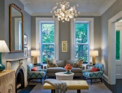 纽约Boerum山精致的四层别墅设计