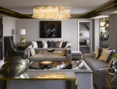 灵感来自伊丽莎白二世风格：伦敦高雅华贵的皇家套房
