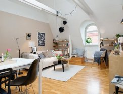 瑞典舒适简约的顶层公寓