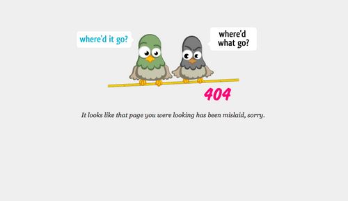 30个创意404错误页面设计