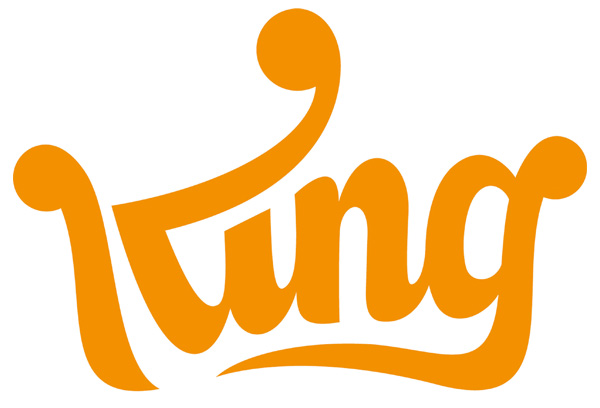 休闲社交游戏开发商King启用新LOGO