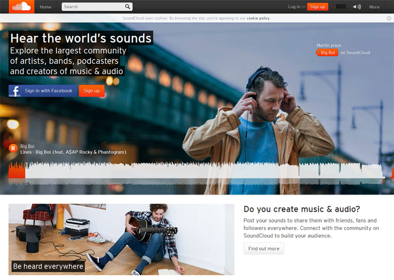 24个国外音乐相关网站设计欣赏