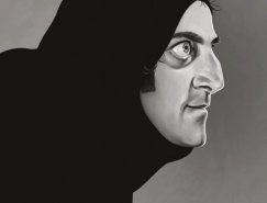 Mike Mitchell人物肖像插画欣赏