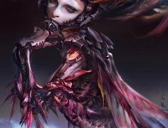 杨明珠（纹银）概念肖像插画欣赏