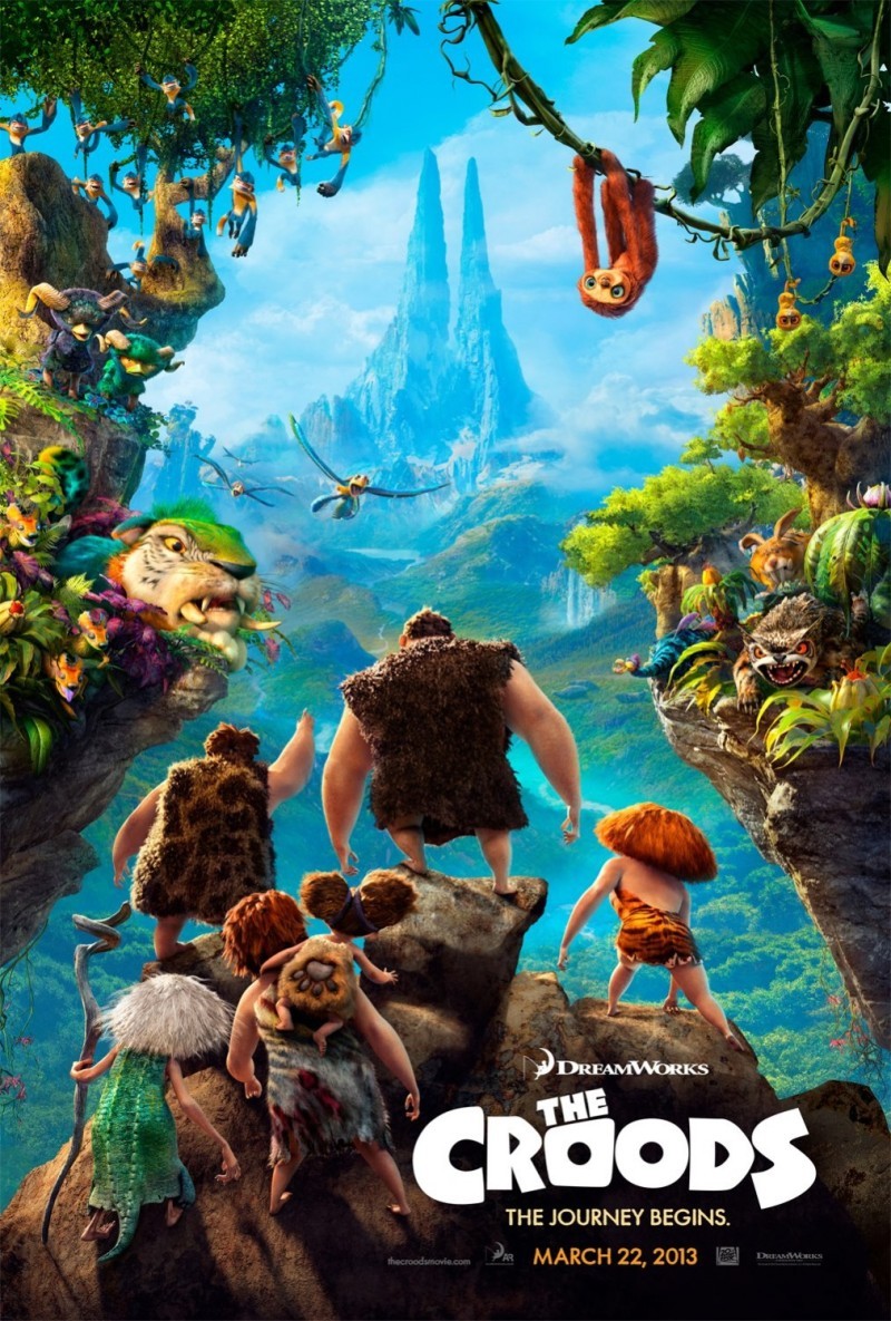 电影海报欣赏：疯狂原始人 The Croods