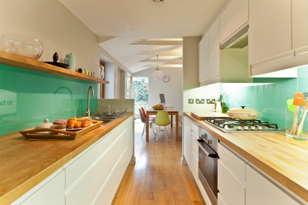 鲜艳明亮的色彩：31款国外现代厨房设计