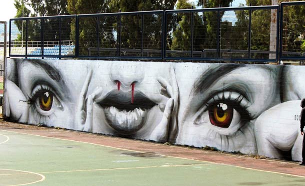 希腊街头艺术家INO作品欣赏