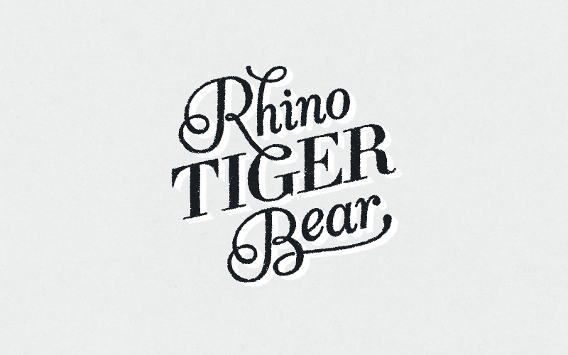 品牌设计欣赏：Rhino Tiger Bear红酒