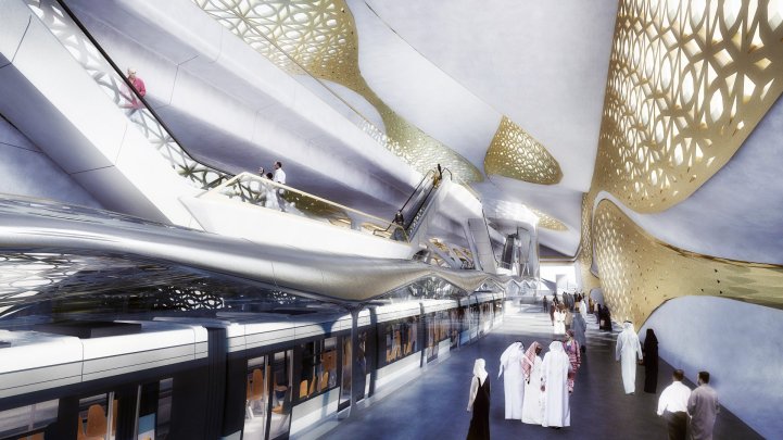 Zaha Hadid：沙特利雅得地铁站