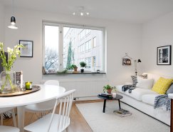 哥德堡舒適溫馨的白色公寓